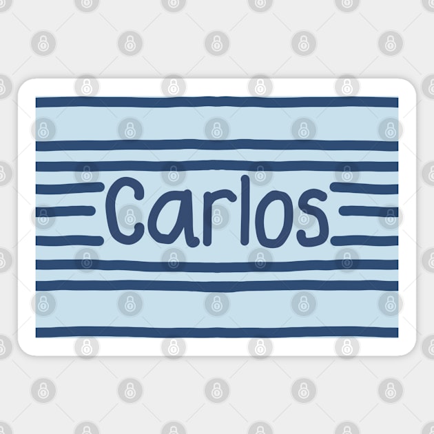 Carlos monogram Magnet by FrancesPoff